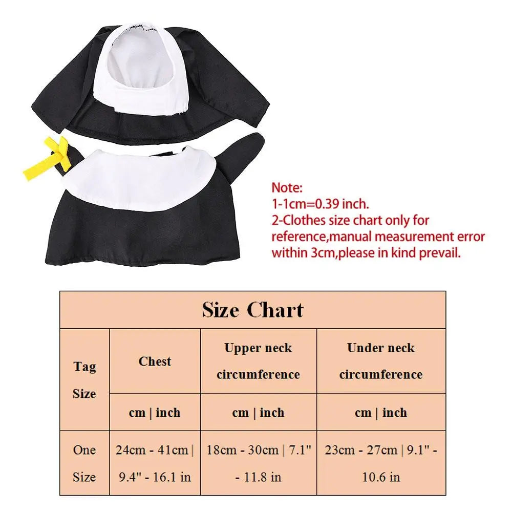 Transform Clothes Dog Breathable Nun Cloak Pet Costume