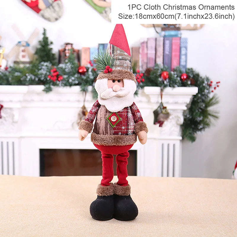 Christmas Santa Doll Merry Christmas Decorations