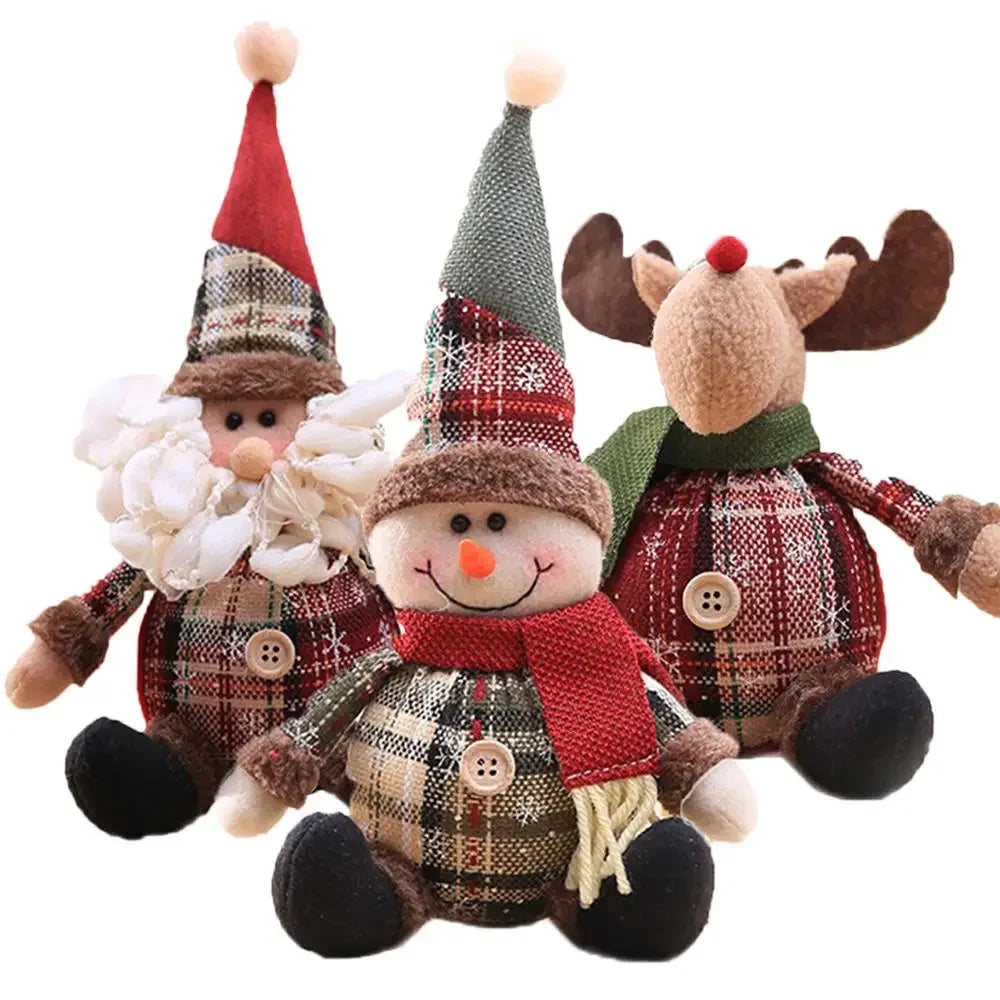 Christmas Santa Doll Merry Christmas Decorations