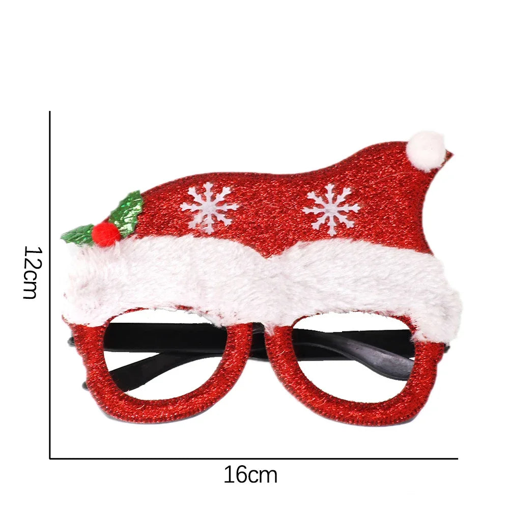 Christmas Glasses Party Costume Accessory Photo Props