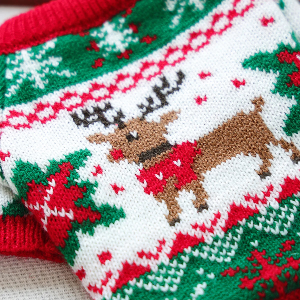 Pet Cute Christmas Rudolph Elk Sweater For Dog