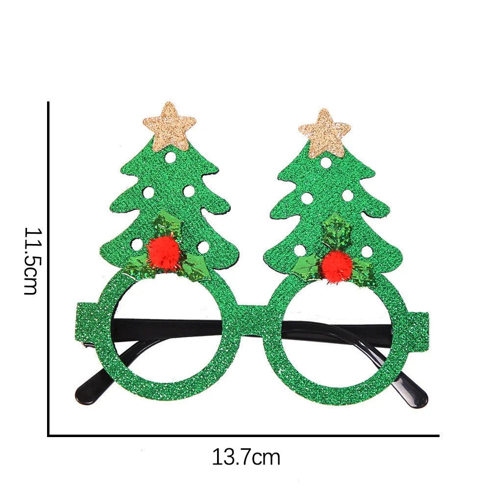 Christmas Glasses Party Costume Accessory Photo Props