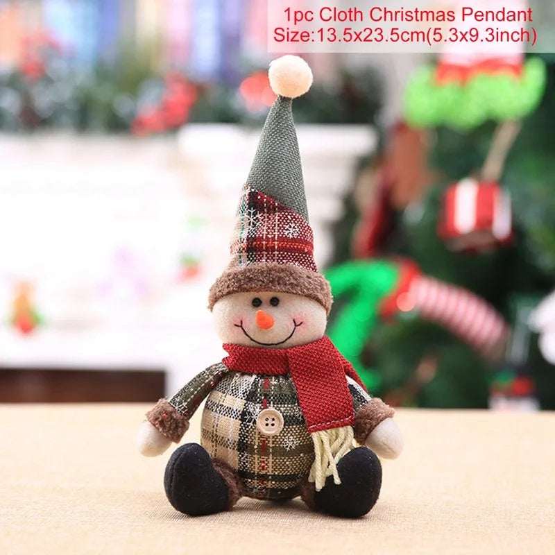 Christmas Santa Doll Merry Christmas Decorations