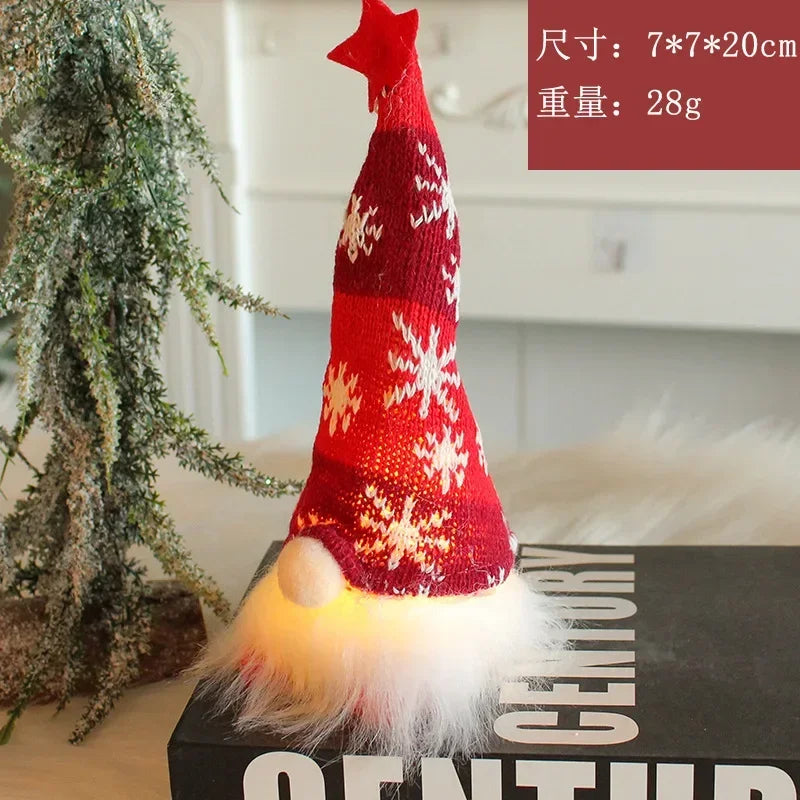 Christmas Faceless Doll Gnome Ornaments