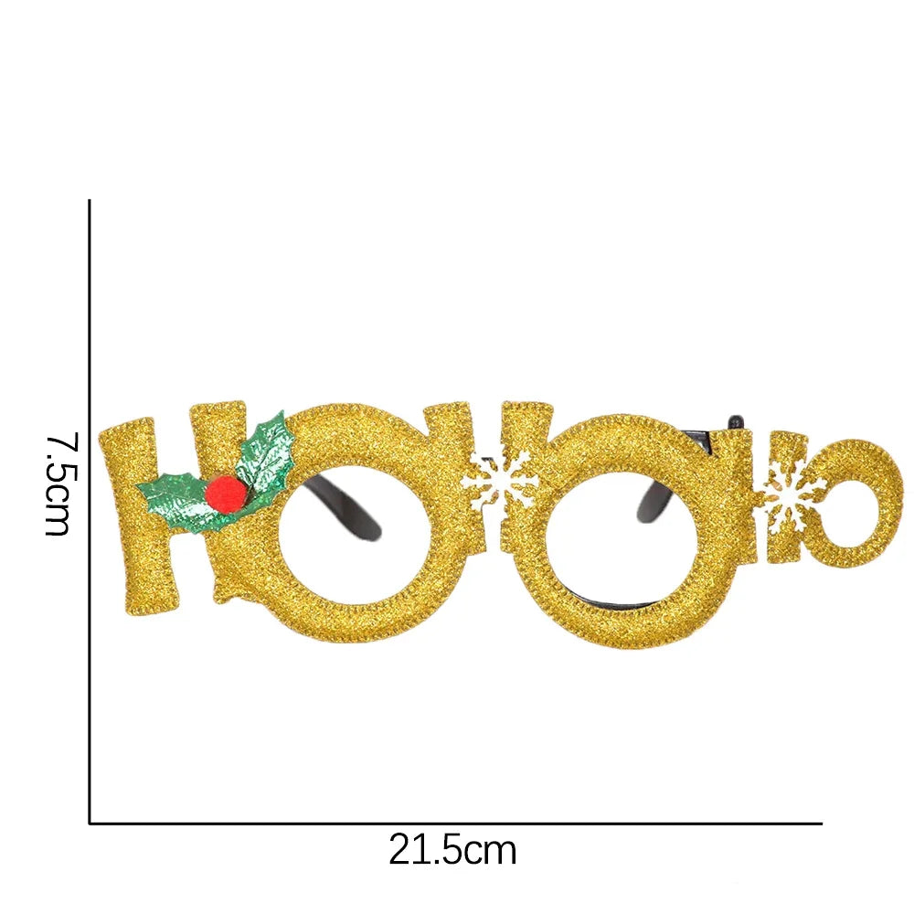 Christmas Glasses Party Costume Accessory Photo Props