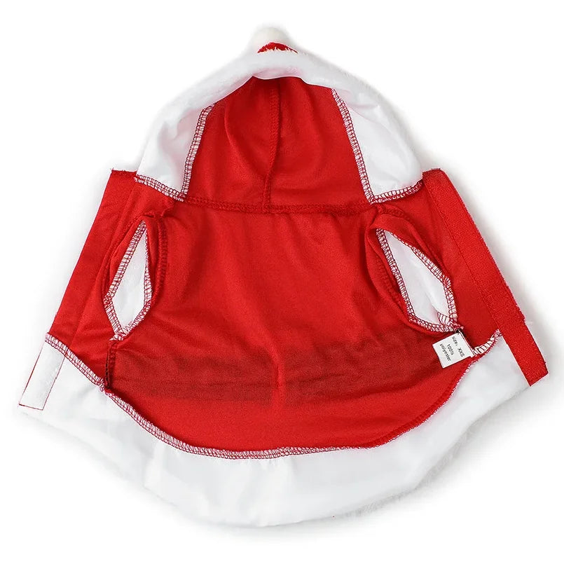 Santa Christmas Costume Clothes for Pet Small Dogs