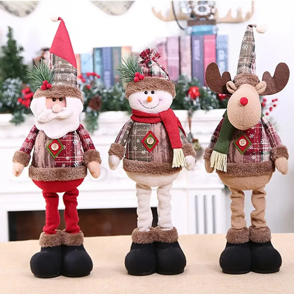 Christmas Santa Doll Merry Christmas Decorations