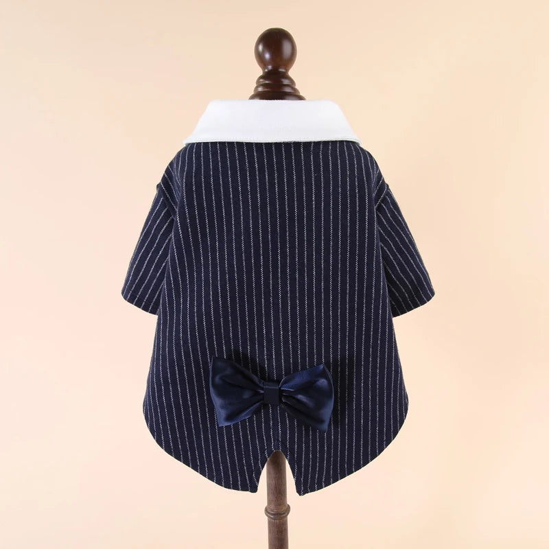 Gentleman Dog Clothes Wedding Suit Formal Shirt For Small Dogs